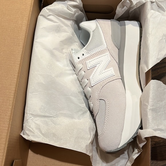 New Balance Womens 574 Stacked WL574ZSC - Picture 7 of 8